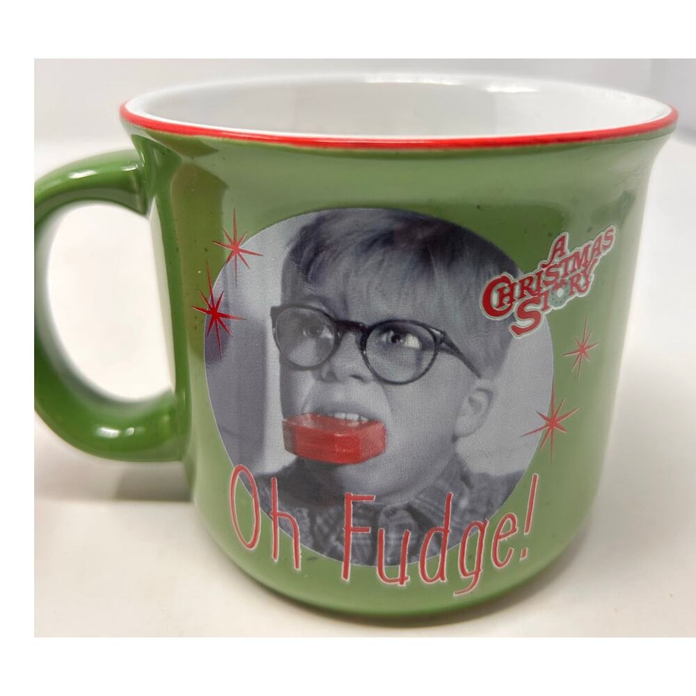 Spoonliques A Christmas Story‎ Ceramic Camper Mug Set of Two 14 oz.